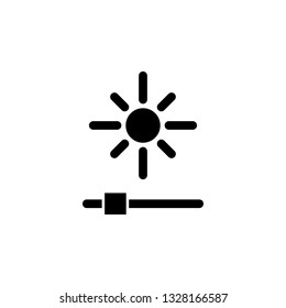 adjust brightness reduce icon. Signs and symbols can be used for web, logo, mobile app, UI, UX on white background