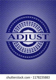 Adjust with denim texture