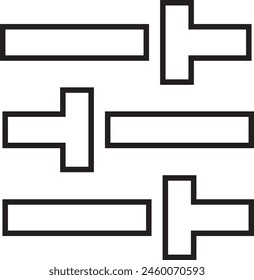 Adjust Icon design vector illustration