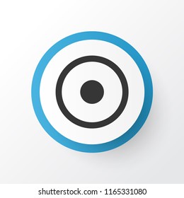 Adjust icon symbol. Premium quality isolated dartboard element in trendy style.