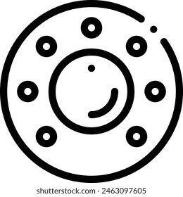 adjust icon. Thin Linear Style Design Isolated On White Background