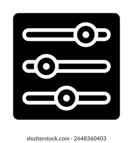 ajustar design de vetor de ícone - estilo sólido de alta qualidade