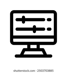 Icono de la línea del Vector para su Sitio web, móvil, presentación y diseño del logotipo.