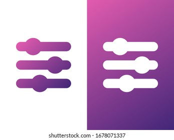 Adjust logo design for brand and company with gradient style.