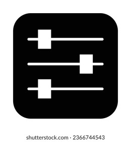 Adjust Vector Glyph Icon For Personal And Commercial Use.
