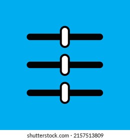 adjust  web and mobile icon line vector illustration