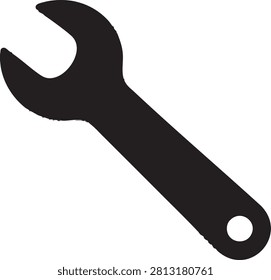 adjustable, black, black and white wrench, black wrench, black wrench image, chrome, clean background wrench, closeup, color, construction, craft, equipment, graphic design element, gray, hand tool graphic, handle, hardware, home, icon, image, industrial, industrial tool icon, industry, instrument, iron, 