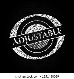 Adjustable chalk emblem
