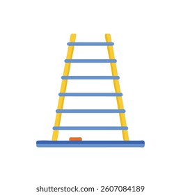 Adjustable Compact Speed Training Ladder Icon. Design of Fitness and Gym Icons.