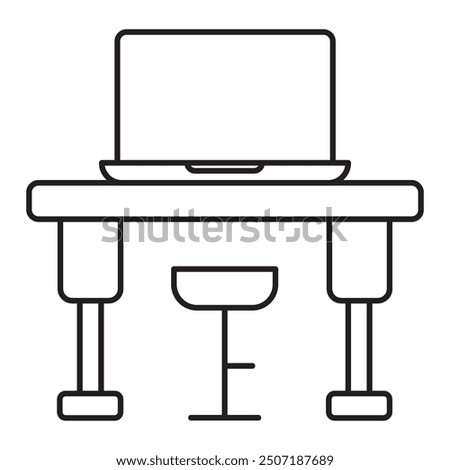 Adjustable Desk Icon, Ergonomic Adjustable Desk for Comfortable Work Setup