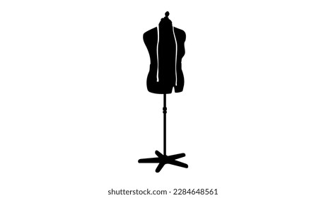 Anpassbare Dressmakers Dummy, qualitativ hochwertige Vektorgrafik