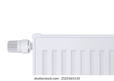 Radiador de aquecimento ajustável mostrando economia de custos