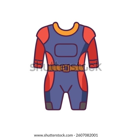 Adjustable Heavy Duty Powerlifting Squat Suit Icon. Design of Fitness and Gym Icons.