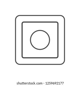 adjustable light switch icon. Element of web for mobile concept and web apps icon. Thin line icon for website design and development, app development