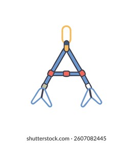Adjustable Multi-Angle Gymnastics Training Equipment. Design of Fitness and Gym Icons.