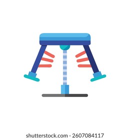 Adjustable Plyometric Jump Trainer for Effective Training. Design of Fitness and Gym Icons.