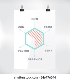 Adjustable and Scalable Esp10 Vector Layout Template for Your Infographics