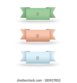 Adjustable vector design. Flag design office color composition 
