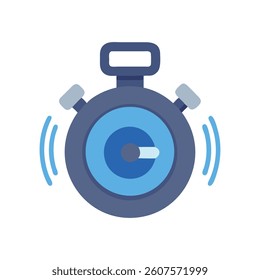 Adjustable Weighted Gym Stopwatch for Optimal Performance. Design of Fitness and Gym Icons.