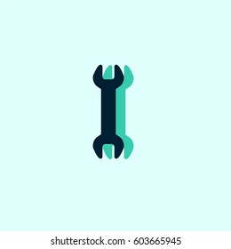 Adjustable wrench icon
