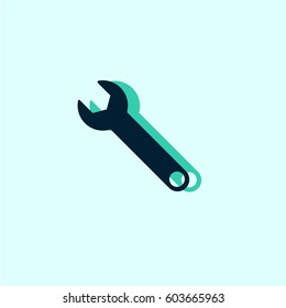 Adjustable wrench icon