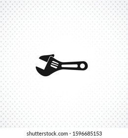 Adjustable wrench icon on white background. Adjustable wrench icon on white background. Adjustable wrench icon on white background. 