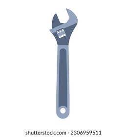 Adjustable wrench, isolated mechanic work tool