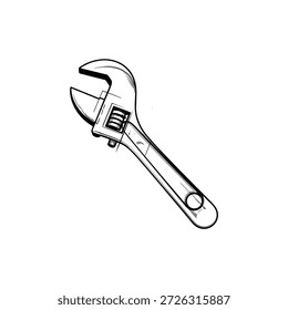 adjustable wrench tool for gripping and twisting objects