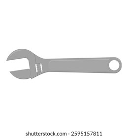 adjustable wrench. tools. carpentry. industry. mechanics and maintenance. vector illustration. workshop