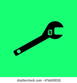 
Adjustable wrench -vector.