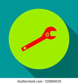 
Adjustable wrench -vector.
