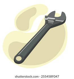 
Adjustable wrench.Spanner pipe adjustable wrench hand fixing tool