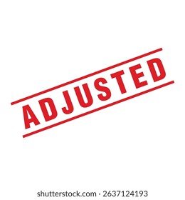 Adjusted Letter Rubber Stamp Template Design