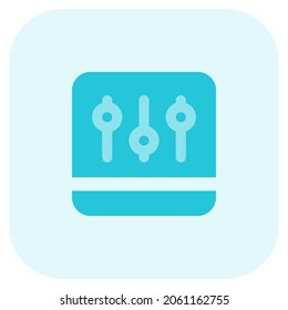 Adjusting the music setting from the equalizer for audio playback