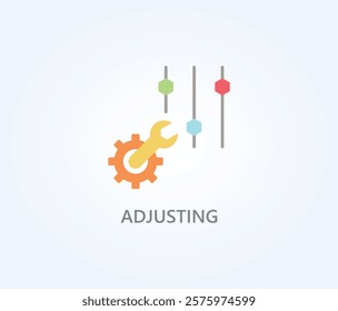 Adjusting Vector, Icon Or Logo Sign Symbol Illustration