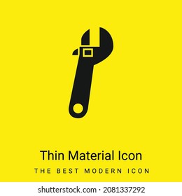 Adjusting Wrench Tool minimal bright yellow material icon