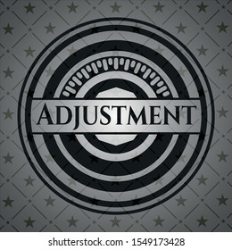 Adjustment black emblem. Vintage. Vector Illustration. Detailed.