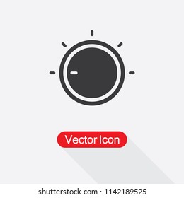 Adjustment Button Icon Vector Illustration Eps10