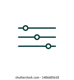 Adjustment button, on white background