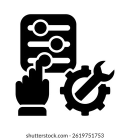 Elemento Ícone De Ajuste Para Design