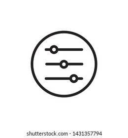 adjustment icon, logo design for website 