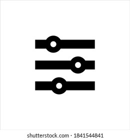 Adjustment icon on white background