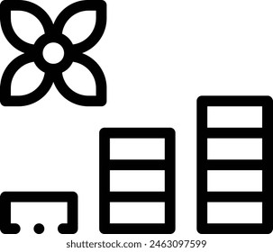 adjustment icon. Thin Linear Style Design Isolated On White Background