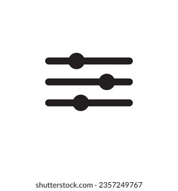 adjustment icon vector template illustration logo design