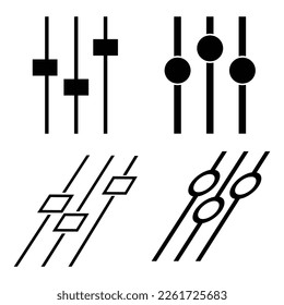 Adjustment Icon vektor illuastration design