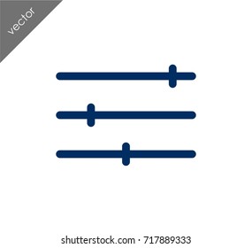 Adjustment levels icon