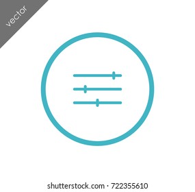 Adjustment levels icon