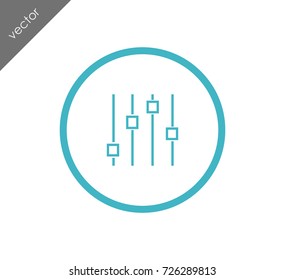 Adjustment levels icon