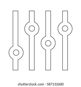 Adjustment music icon