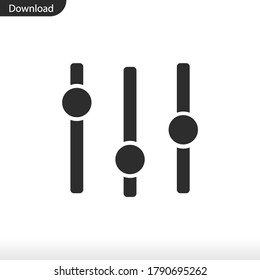 Adjustment Music icon vector eps 10
